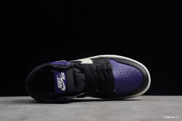 Air 555088-501  High OG Retro 1 'Court Kids Jordan Purple' 0908